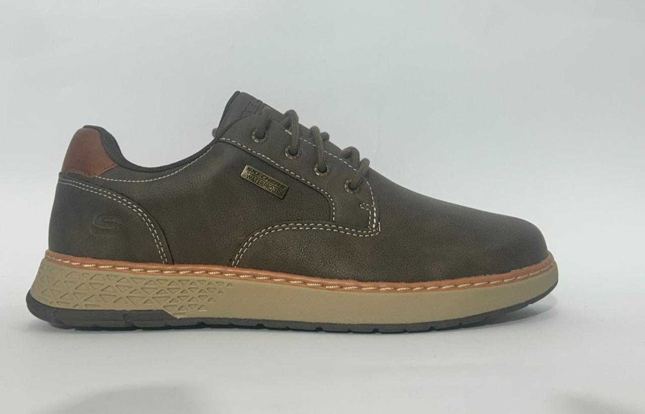 Skechers Waterproof Relaxed Fit: Garlan - Pryor (205234 Choc)